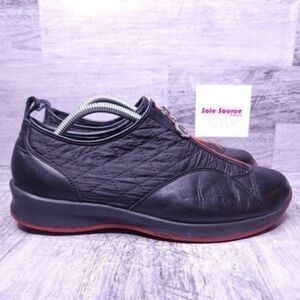 Equipt for Play OMG Quilted Nylon Golf Shoe Black Red Women's sz 10